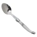 Stainless Steel Dinner Spoon with Marble Pattern Plastic Handle Elegant Cutlery Tableware - Spoon