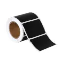 Roll of removable black chalkboard labels for kitchen organizing and storage jars. - 120 Pieces/Pack / Black