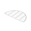Semi-circular 304 stainless steel cooling rack for baking, grilling and frying foods - 20x10.5cm
