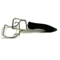 Professional chromed anti-scald plate gripper with heat-insulated handle for oven trays - Anti-Scalding Handle Baking Pan Clip