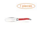 Laguiole red handle butter knife, cheese spreader tool for daily kitchen and dining use. - 1 Red Plastic Handle Butter Knife