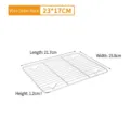 Rejilla rectangular de acero inoxidable para enfriar y escurrir dimensiones 23x17cm - Japonés 23 (Rectangular) / 21.7x15.8cm