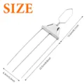 Abmessungen des Grillspießes aus Edelstahl: 15,6 cm Griff und 22,5 cm Spießlänge - 3-Prong Fork (1 Piece) / Einfache Verpackung