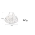 Compacte rvs camping broodrooster, opvouwbaar, 22 cm diameter en 145 gram gewicht - 22CM * 22cm * 12CM