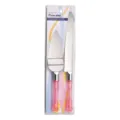 Roestvrijstalen huwelijk taart mes en schep set met roze handvat, elegante keuken tool. - Pizzames 2-Delige Set / Kristal Roze