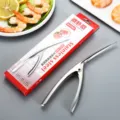 Décortiqueur de crevettes premium en inox 304 avec poignée ergonomique et bec pointu - Style Ciseau à Levier / Décortiqueur 304 (Boîte)