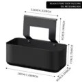Bandeja de goteo de grasa de repuesto recipiente de aceite compatible con horno Blackstone parrilla - Caja de Grasa Pintada de Hierro 1 (Desmontable)
