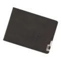 Black faux leather multifunctional driver's license and vehicle registration holder case - Black
