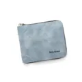 Portefeuille court bleu pour homme avec fermeture éclair et logo Men Bense imprimé. - Style D5503 / Bleu