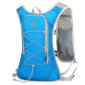 Blue lightweight running hydration vest backpack designed for marathon and outdoor hiking - One Size / Light Green