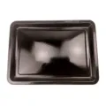 Professional commercial rectangular black glossy enamel baking tray for electric oven - 31*24*2.5CM