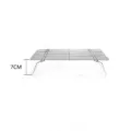 Foldable stainless steel cooling rack for baking bread and cakes, 7cm height - 1 Piece