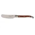 Close-up of Laguiole steak knife with premium rosewood handle and stainless steel blade - 1 Rosewood Handle Butter Knife