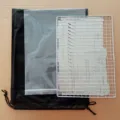 Kit de barbacoa plegable de acero inoxidable con rejilla y bolsa de almacenamiento camping - Parrilla de Barbacoa Plegable (Pequeña) / Con Bolsa de Almacenamiento