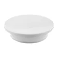 White plastic rotating cake turntable stand with non-slip surface for professional baking - PP White Turntable / White