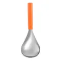 Decoreuse et enleve-graines de fruits en acier inoxydable avec poignee orange pratique - Orange