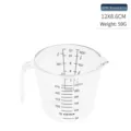 Misurino in plastica trasparente da 300ml con scala graduata per cucina - 300ml / Trasparente