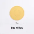 Egg yellow silicone heat-resistant pot mat with 16cm diameter measurement - 16cm / Egg Yellow