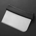 Stainless steel dough scraper cutter with black non-slip handle for home kitchen - Style A