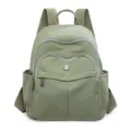 Grüner Oxford-Stoff Mini-Rucksack für Damen, lässige tägliche Reise leichte Schultertasche. - Grün