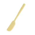 Ergonomic yellow silicone butter knife for spreading jam and cream on bread effortlessly - Milk Yellow