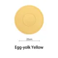 Round 22cm egg yellow silicone heat insulation mat for kitchen table and plates - 22cm / Egg Yellow