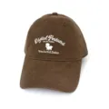 Brown vintage baseball cap featuring cute sheep embroidery and New York text detail - Lamb Brown / Adult 56-60cm