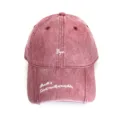 Casquette de baseball vintage lavée avec broderie, chapeau décontracté pour hommes et femmes. - Adulte 56-60cm / Style bye / Bordeaux