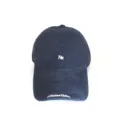 Dark blue baseball cap close-up, embroidered NB letter detail and brim text design. - Adult 56-60cm / NB Navy Blue
