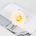 Tête de fleur de rose en soie artificielle pour décoration de mariage et beaux objets. - Champagne