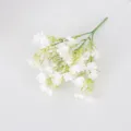 Ramo de gypsophila blanca artificial para decoración de bodas y del hogar interior - Blanco