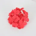Vibrant red artificial hydrangea flower head for wedding wall and party decorations - Red