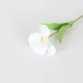 Elegant white and blue PU artificial tulip flower for Nordic home and hotel decoration - Light Blue