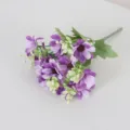 Artificial purple daisy flower bundle 12 heads for garden and home decoration SKU - Blue Purple