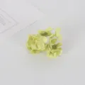 Mini testa di fiore di ortensia artificiale per lavori fai da te e accessori per capelli - Verde chiaro