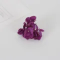 Mini teste di fiori di ortensia artificiali per accessori per capelli fai da te decoro. - Viola scuro