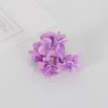 Piccola testa di ortensia artificiale viola, perfetta per accessori per capelli fai da te. - Viola chiaro