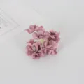 Mini testa di fiore di ortensia viola artificiale per accessori per capelli fai da te - colore fagiolo rosso