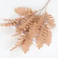 Artificial cypress leaf branch fake plant stems for wedding party home floral decor arrangement - Light Coffee
