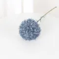 Enkele blauwe kunstmatige allium bloemsteel, perfect voor huwelijksdecoratie en bloemstukken. - Haze Blauw