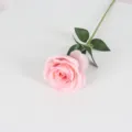 Single branch of realistic pink silk artificial rose for home wedding party decoration - Dusty Pink