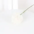 Enkele kunstmatige allium bloem witte plastic stengel huwelijk podium huis decor bloemstuk. - Wit