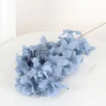 Blue artificial flower branch for wedding home decor, silk floral arrangement variant. - Haze Blue