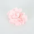 Single artificial hydrangea flower head in soft pink for wedding decoration and events - Peach Pink