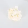 Single cream artificial hydrangea flower head for wedding celebration and floral wall decoration - Champagne