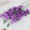 Rami di bouganville artificiale viola realistici per decorazioni di nozze e casa - Stile a 24 Fiori / Viola