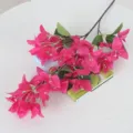 Vivace ramo di bougainvillea artificiale magenta per decorazioni di nozze e casa. - Stile a 51 Fiori / viola-rosso