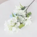 Elegante ramo di bouganville bianca artificiale per decorazioni di casa e matrimoni - Stile a 51 Fiori / Bianco