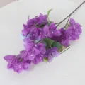 Ramo di buganvillea artificiale viola per decorazioni eleganti per matrimoni e interni casa - Stile a 51 Fiori / Viola