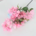 Ramo di fiori di bouganville artificiale rosa per decorazioni domestiche e matrimoni - Stile a 51 Fiori / Rosa